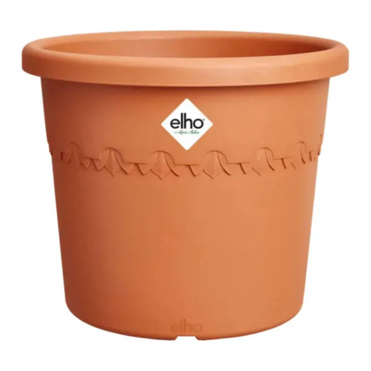 ELHO Pot en plastique recyclé Terra Algarve Cilindro - Ø 40 x H 33 cm