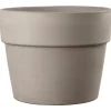 Sale DEROMA Pot en terre cuite gris Perfetto Grafite - Ø 39 x H 30,8 cm