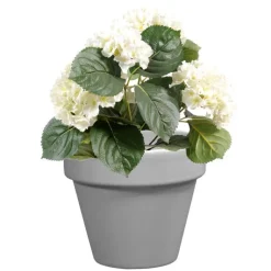 Hot DECOLINES Pot horticole émaillé gris Ø 19 cm