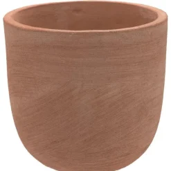 Online ANTICOMESTIERE Pot Moderne rond en terre cuite Ø 19 x H 19 cm