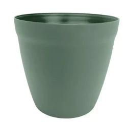 Sale LE POT CITOYEN Pot rond lilo Poetic botanic® coloris vert en plastique recyclé 20,8 L - Ø 35 cm
