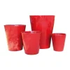 Discount LES POTERIES D'ALBI Pot Sydney coquelicot H 29 x Ø 25cm