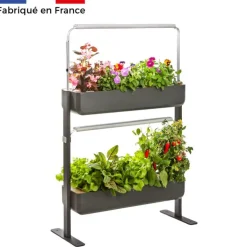 Clearance VÉRITABLE Potager coloris graphite Gourmet Indoor Véritable - 2 étages