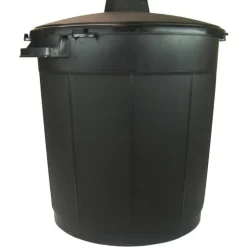 Best BELLIJARDIN Poubelle en plastique coloris noir - 80L
