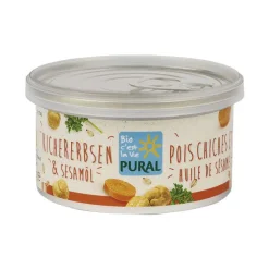 Clearance PURAL Pâté végétal pois chiches huile de sésame bio - 125 g