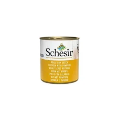 SCHESIR Pâtée en gelée poulet et potiron pour chien - boite de 285 g