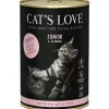 Sale CAT'S LOVE Pâtée pour chat au poulet pur Junior – en boîte de 400 g