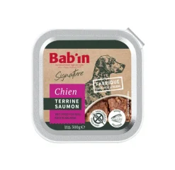 Best BABIN Pâtée pour chien au saumon terrine Bab'in Signature - 300 g