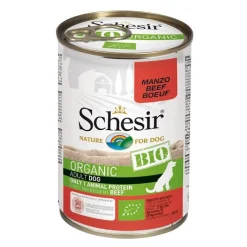 SCHESIR Pâtée bio au bœuf pour chien 400 g