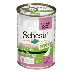 SCHESIR Pâtée bio au porc pour chien 400 g