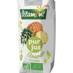 Clearance VITAMONT Pur jus d’ananas bio - brique de 20 cl