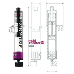 New BLUE CORAL Réacteur multi-usages taille M, AQUA MEDIC, modèle Gen II
