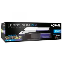 BLUE CORAL Rampe LED aquarium eau de mer Leddy Slim Duo Marine & Actinic 2.0 | Blanc 10 W - AQUAEL
