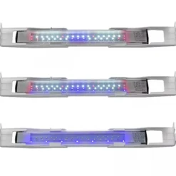 Hot BLUE CORAL Rampe LED aquarium eau douce, blanc 16W, AQUAEL, Leddy Slim Duo Sunny & Plant 2.0 - Day & Night