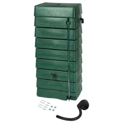 Outlet OUTSIDE LIVING Récupérateur à eau mural coloris vert - 276 L