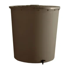Clearance BELLIJARDIN Récupérateur à eau rond 500 L taupe