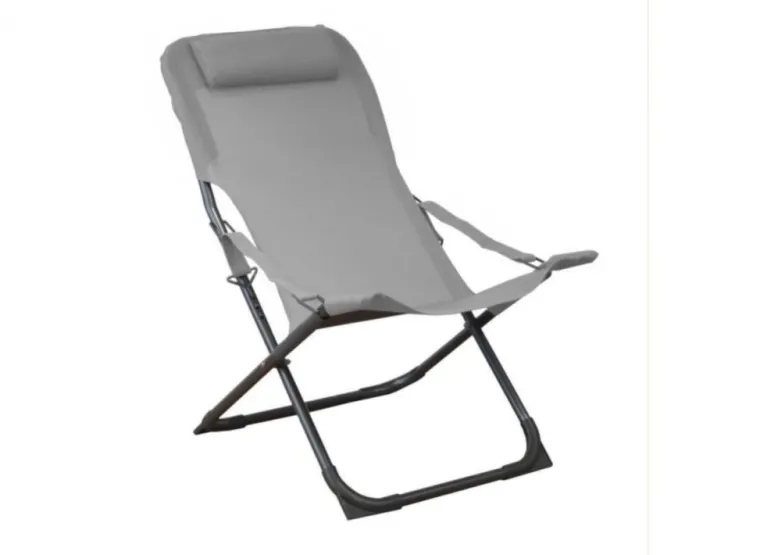 Hot Relax de jardin pliant, couleur graphite / perle - PROLOISIRS Easy