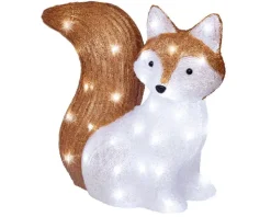 Best KAEMINGK Renard roux lumineux en acrylique à 60 LED blanc froid pour extérieur - 37 cm