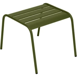 Sale FERMOB Repose Pieds Monceau coloris vert en acier - 59 x 48 cm