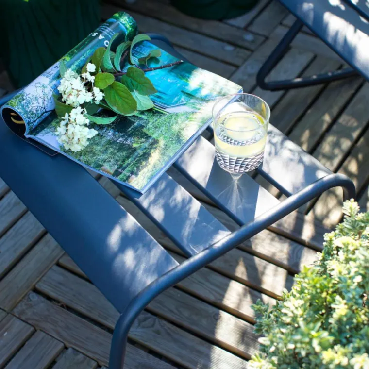 Sale FERMOB Repose-pieds Monceau coloris carbone - 41 cm