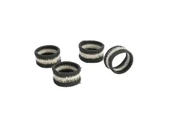 New Rond de serviettes coloris multicolore en osier - 5 x 5 x 3 cm