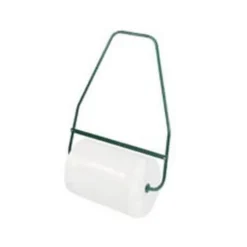 New DUCHESNAY Rouleau à gazon plastique blanc 70 cm avec brancard acier