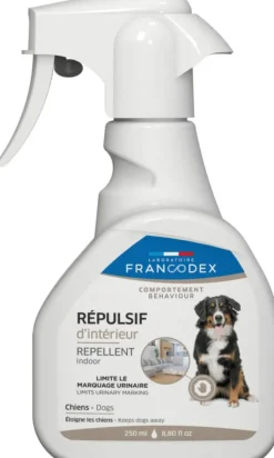 Clearance FRANCODEX RŽpulsif d'intŽrieur pour chien menthe eucalyptus - 250 ml