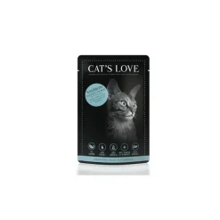 Best CAT'S LOVE Sachet repas pour chat au saumon 85 g