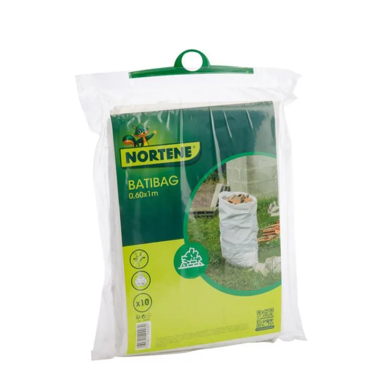 Best NORTENE Sacs à gros déchets / gravats en polyéthylène tissé x 10 - 140L