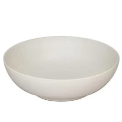 Hot Saladier Vesuvio coloris blanc en grès - Ø 24 cm