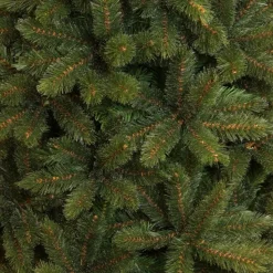 Outlet Sapin de Noël artificiel coloris vert avec toile de jute Forest Frosted