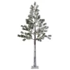 Sale KAEMINGK Sapin lumineux enneigé à 96 LED blanc chaud pour extérieur - Ø 70 x H 180 cm
