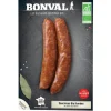 Hot BONVAL Saucisses fumées x 2/ 200 g