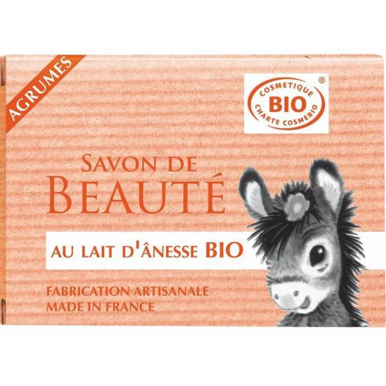 Sale COSMO NATUREL Savon Ânesse Agrumes bio Étui 100 g orange