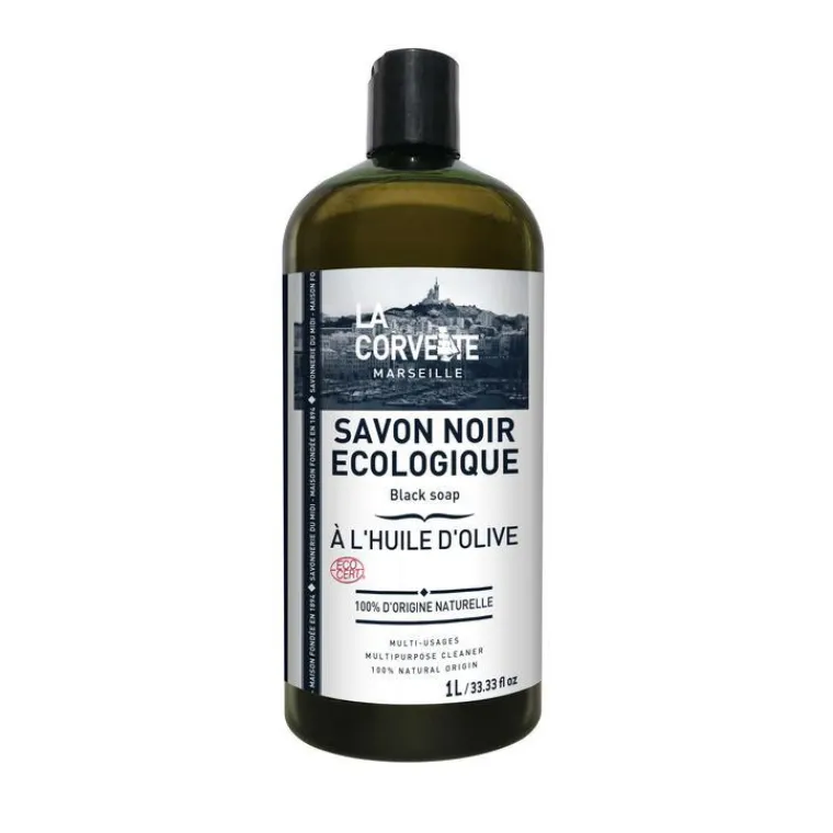 Outlet LA CORVETTE Savon noir liquide olive 1L
