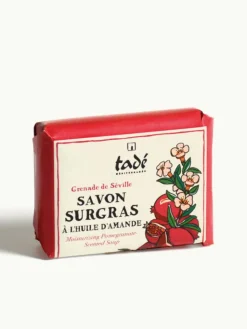 Sale TADE Savon surgras bio à l’huile d’amande parfum Grenade de Séville Tadé – 100 g