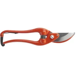 BAHCO Sécateur professionnel fer forgé et tête large orange - 23 cm