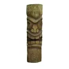 Discount DÉCORIALE Sculpture en bois de cocotier Tête de Tiki mauri - 100 cm