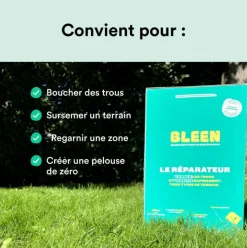 Clearance BLEEN Semences gazon création et rénovation pour tous types de terrain - 5 kg