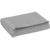 Hot VIVARAISE Serviette de toilette Bora gris perle 100x50 cm