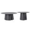 Online BIZZOTTO Set de 2 tables basses en aluminium anthracide Bryan