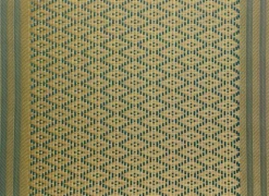 Outlet WINKLER Set de table bleu paon et or en PVC Kadra - 33 x 45 cm