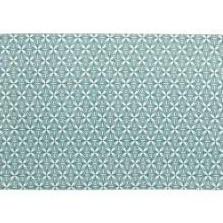 New WINKLER Set de table coloris paon en coton Calypse – 33 x 48 cm