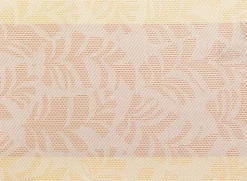 Best WINKLER Set de table Hoja coloris jaune en polyester - 33 x 45 cm