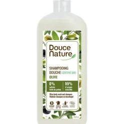 Best DOUCE NATURE Shampooing douche Olive certifié Bio - 1 L