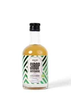 New QUAI SUD Sirop artisanal Bio au gingembre - Bouteille de 35 cl