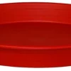 New COCORIPOT Soucoupe en plastique recyclé rouge rubis - Ø 50 cm