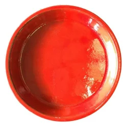 New LES POTERIES D'ALBI Soucoupe coloris soleil couchant - Ø 23 cm