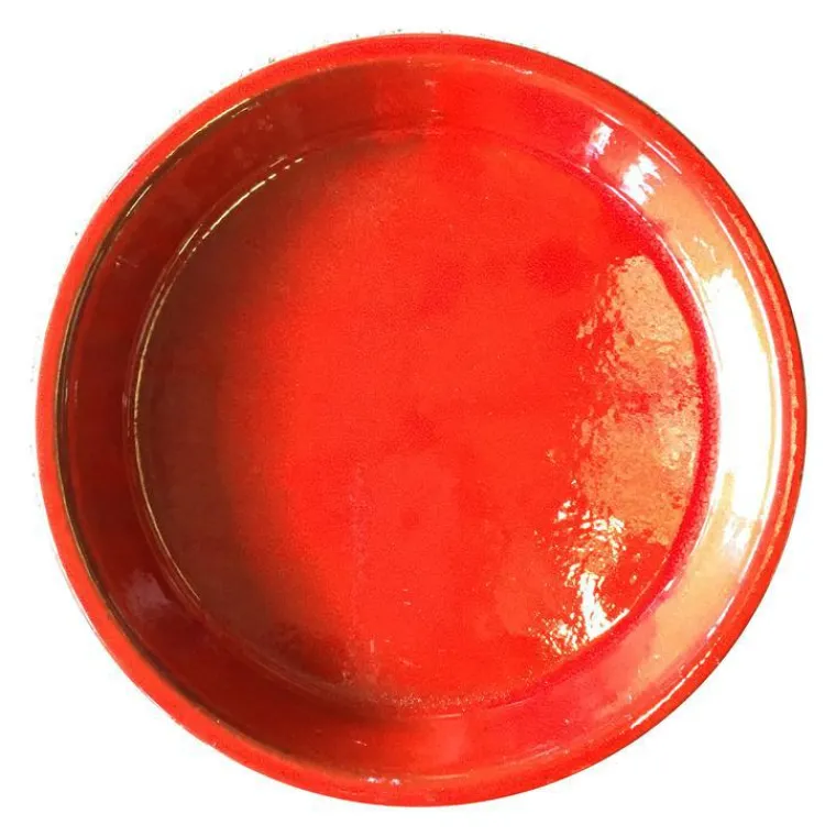 New LES POTERIES D'ALBI Soucoupe coloris soleil couchant - Ø 23 cm