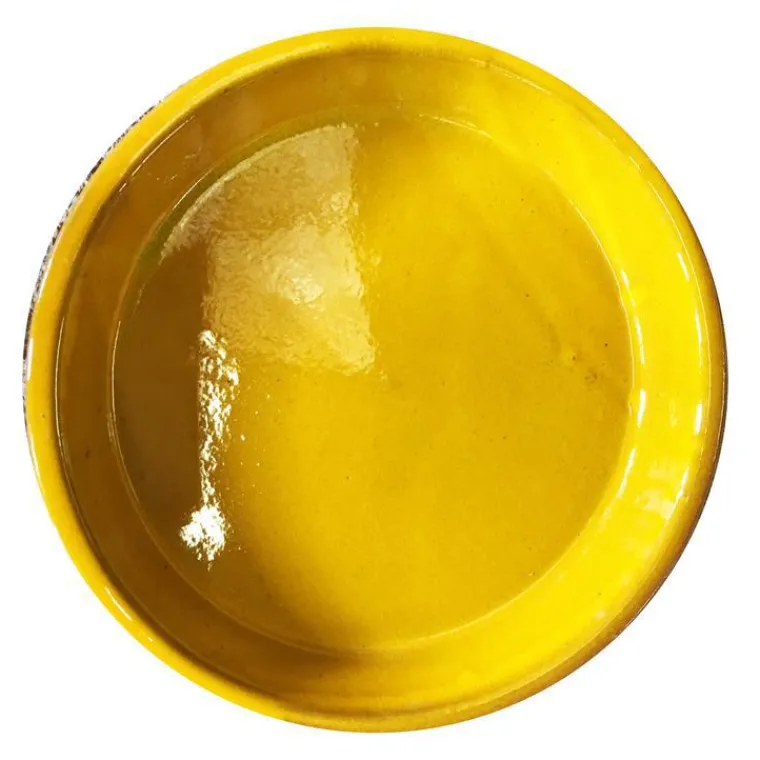 LES POTERIES D'ALBI Soucoupe coloris Ibiza sunshine - Ø 34 cm